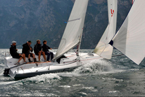 racing keelboat