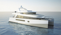 aluminium power catamaran
