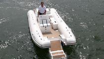 rigid inflatable catamaran