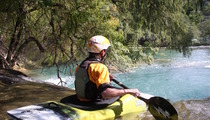 river running kayak