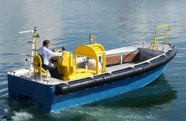 Harbor Service Boat Chantiers Allais Inboard Waterjet Aluminum