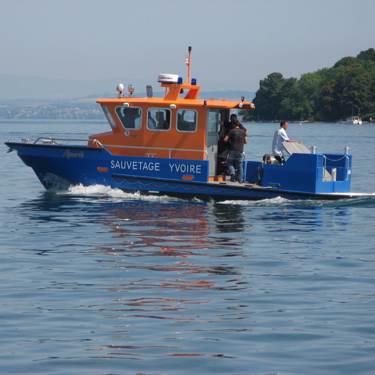 Rescue Boat AQUARIA Chantier Naval Delavergne Outboard Aluminum