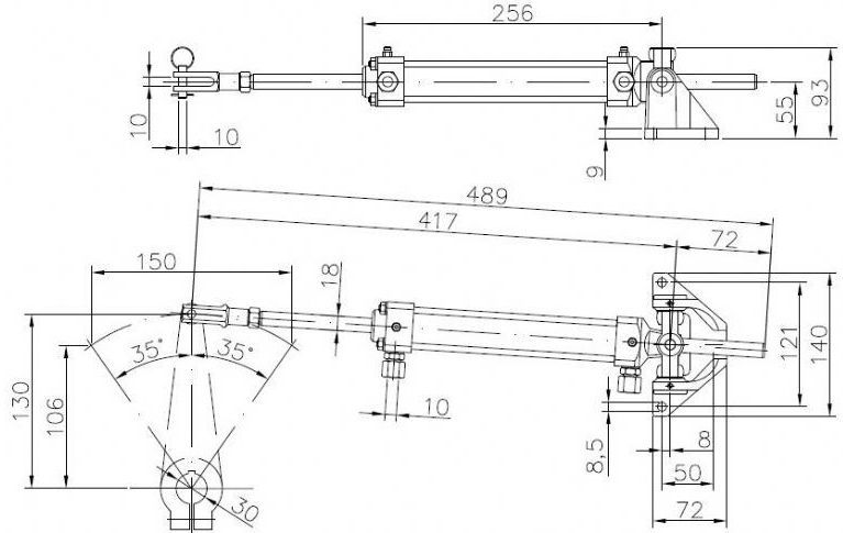 Boat Cylinder Hydraulic Steering System Hc 700 Scam Marine Boat Cylinder Hydraulic Steering System