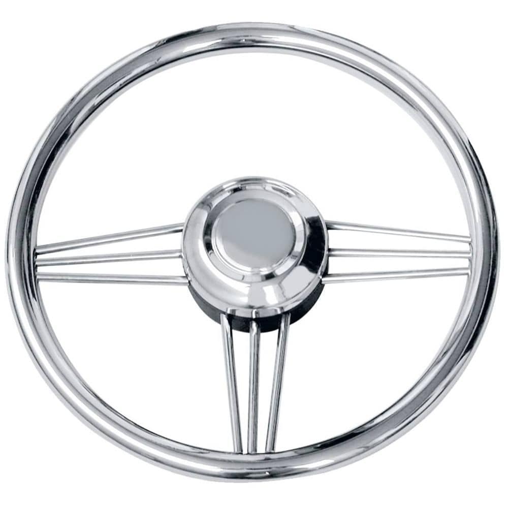 Stainless Steel Power Boat Steering Wheel T Ls Savoretti Armando