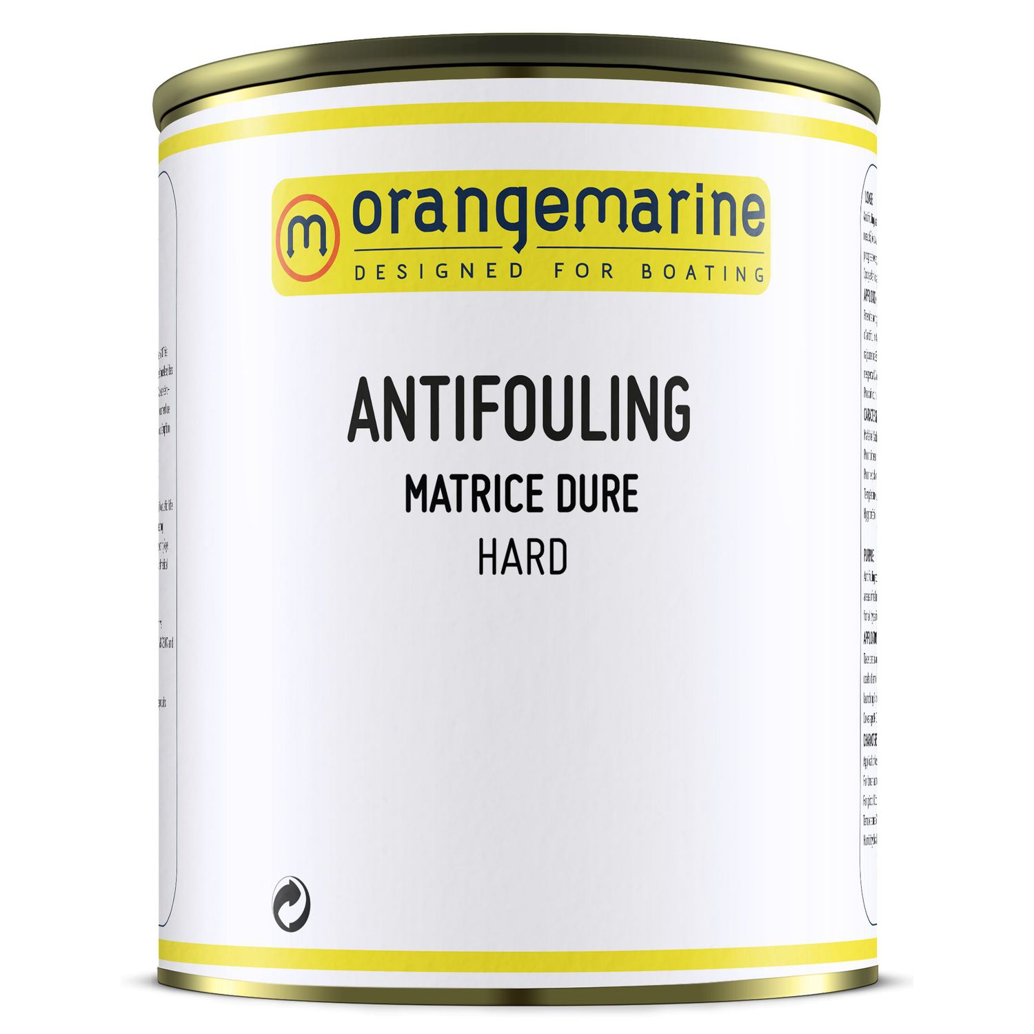 Boat Antifouling Orange Marine Hard Matrix For Wood For Steel