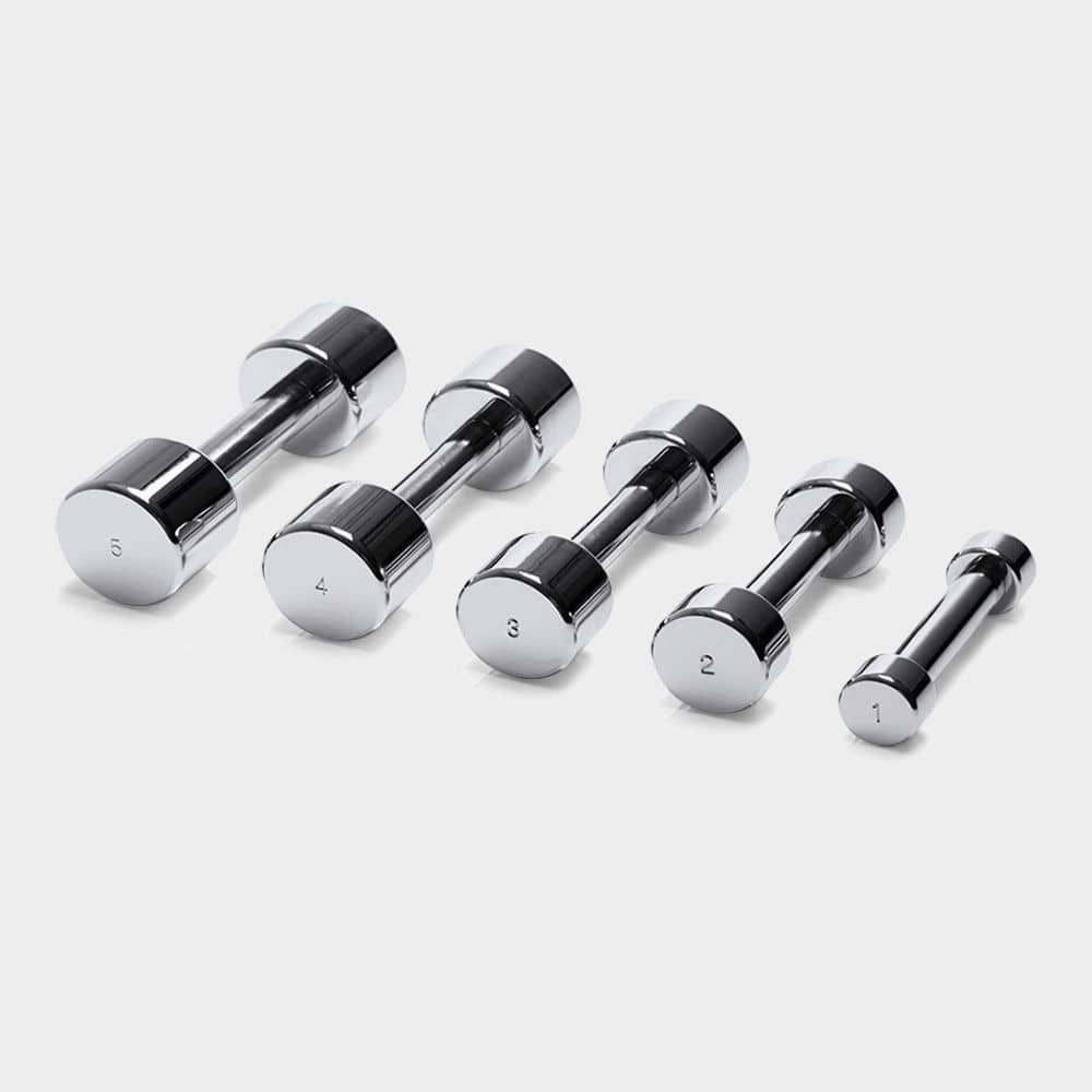 Cruise Ship Dumbbells Chrome Dumbbells Technogym