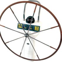 Sailboat steering wheel pedestal