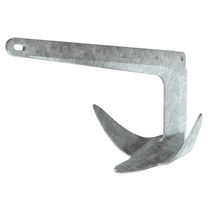 Bruce anchor / for boats / galvanized steel