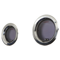 Round portlight / for boats / opening