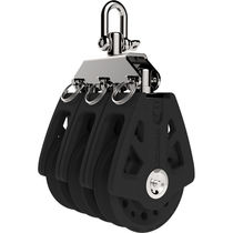 Plain bearing block / mast foot / triple...