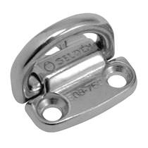 Articulated pad eye for sailboats / semicircular