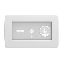 Marine toilet control panel