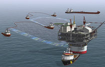 Training simulator / for ships