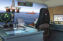 Navigation simulator / for ships