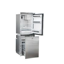 Boat refrigerator-freezer / built-in / stainless...
