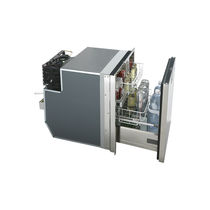 Boat refrigerator-freezer / built-in / stainless...