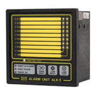 alarm monitoring and control panel for yachts and ships AL8-2 DEIF