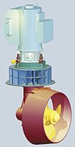 azimuth thruster for ships : L-drive  Brunvoll