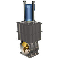 azimuth thruster for ships : Z-drive (retractable) 20 -> 1000 KW Global Marine Engineering BV