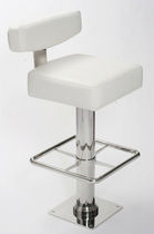 bar stool for yachts and ships (square base, stainless steel) MONACO Crown Ltd