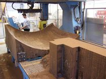 block in retified wood for composite manufacturing moulds (for boatyards and shipyards) RETISTAB RetzStab