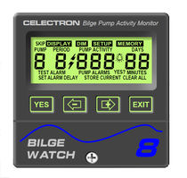 boat bilge monitoring and control panel (with alarm) BILGEWATCH 8 Celectron