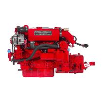 boat engine : in-board diesel engine 30 - 40 hp (indirect injection, natural aspiration) 44C FOUR, 38HP (28.3kW) @ 3000 RPM Westerbeke