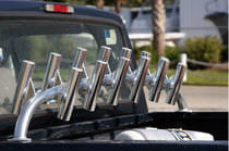 boat fishing rod holder  Blackfyn Customs, Inc.
