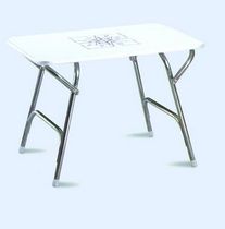 boat furniture : collapsible cockpit table (aluminium)  BAS