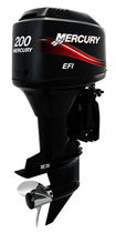 boat motor : 2-stroke outboard motor 200 hp 200 EFI  Mercury