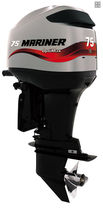 boat motor : 2-stroke outboard motor 75 hp OPTIMAX 75 Mariner