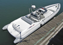 cabin rigid inflatable boat (in-board, sundeck, roll-bar, toilet, shower, sink) REVENGER 32 Revenger