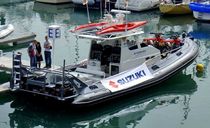 cabin rigid inflatable boat (outboard, four-engine, with enclosed cockpit, toilet) 1260 AIR RIDER RIB LeisureCat