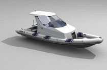 cabin rigid inflatable boat (outboard, with enclosed cockpit) HITEK 75 CABIN EK Marine