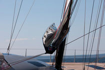 carbon V boom for sailboats  Hall Spars & rigging