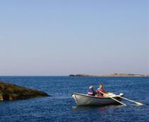 classic boat : open rowing boat 470 L&Aring;NGEN Crescent