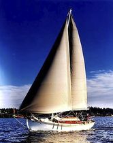 classic sailboat MEANS OF GRACE Devlin