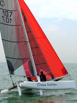 coastal racing sport catamaran (spinnaker, double trapeze) CIRRUS EVOLUTION Boulogne Conception Marine