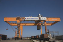 container stacking crane (rail mounted) RMG Konecranes