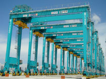 container stacking crane (rail mounted) TRANSTAINER&reg; Paceco