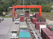 container stacking crane (rubber tired)  ISOLOADER