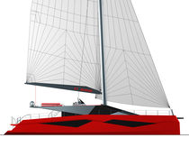 cruising catamaran (sailboat, custom-made, flybridge) D666 Diamante Yachts