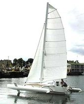 cruising-racing trimaran with hydro-foils CATRI 24 Catri