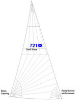 cruising sail : headsail (bi-radial)  Sails-online