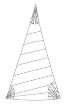 cruising sail : headsail (cross-cut)  ROLLY TASKER SAILS