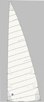 cruising sail : mainsail (cross-cut) LEECH BATTEN DL SAILS