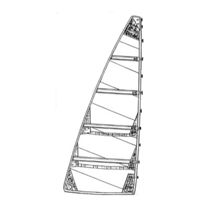 cruising sail : mainsail (full-batten)  Arun