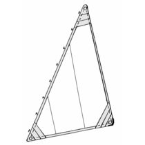 cruising sail : storm jib  Arun