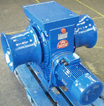 davit winch for ships (double drum)  Grumsen