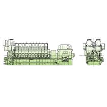 diesel generator set for ships (common-rail) V32/44CR (6518 -> 10864 KW @ 720/750 RPM) MAN Diesel SE